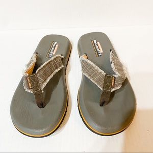 men's skechers relaxed fit memory foam flip flops